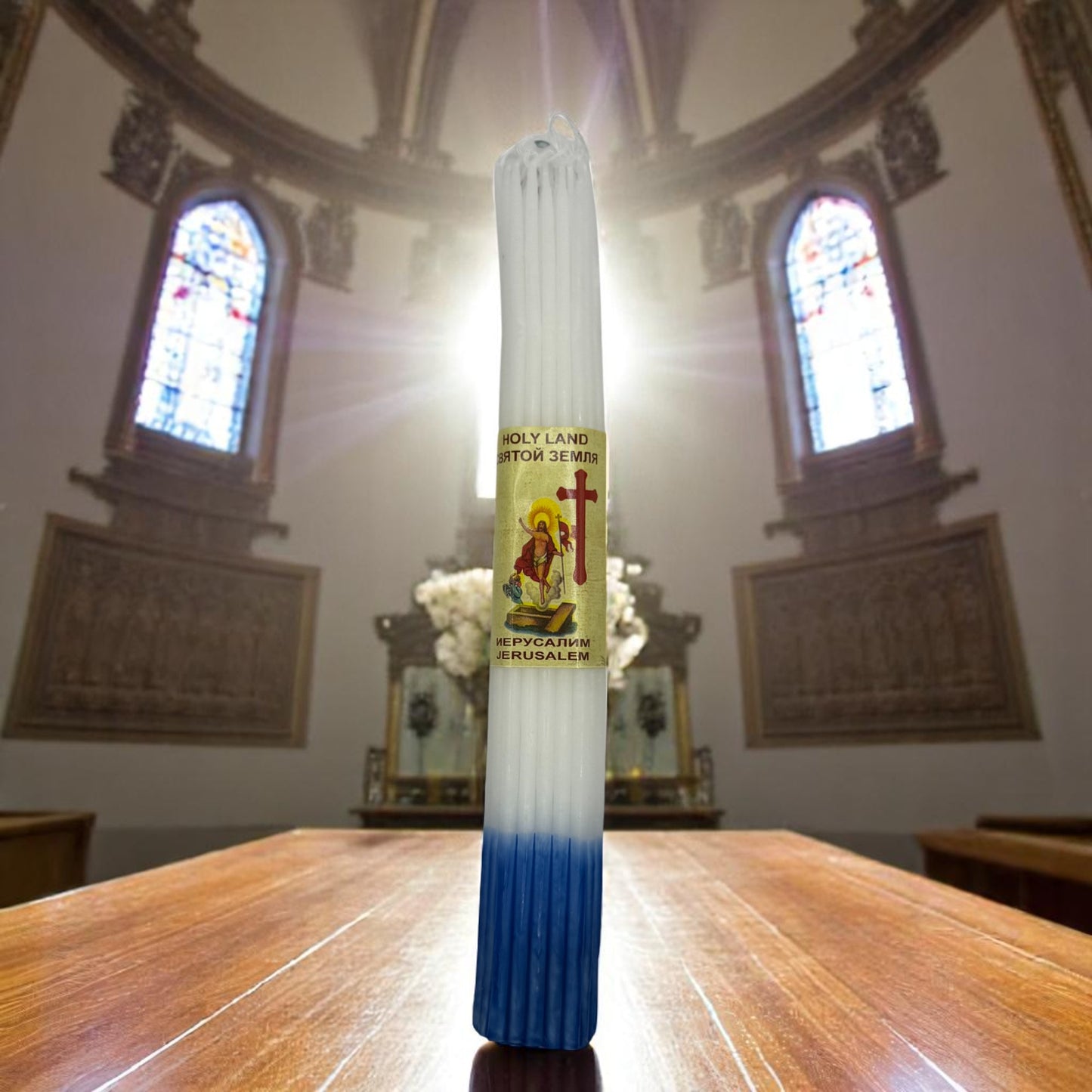 Pachetul celor 33 de Lumânări ale lui Iisus Hristos de la Biserica Sfântul Mormânt